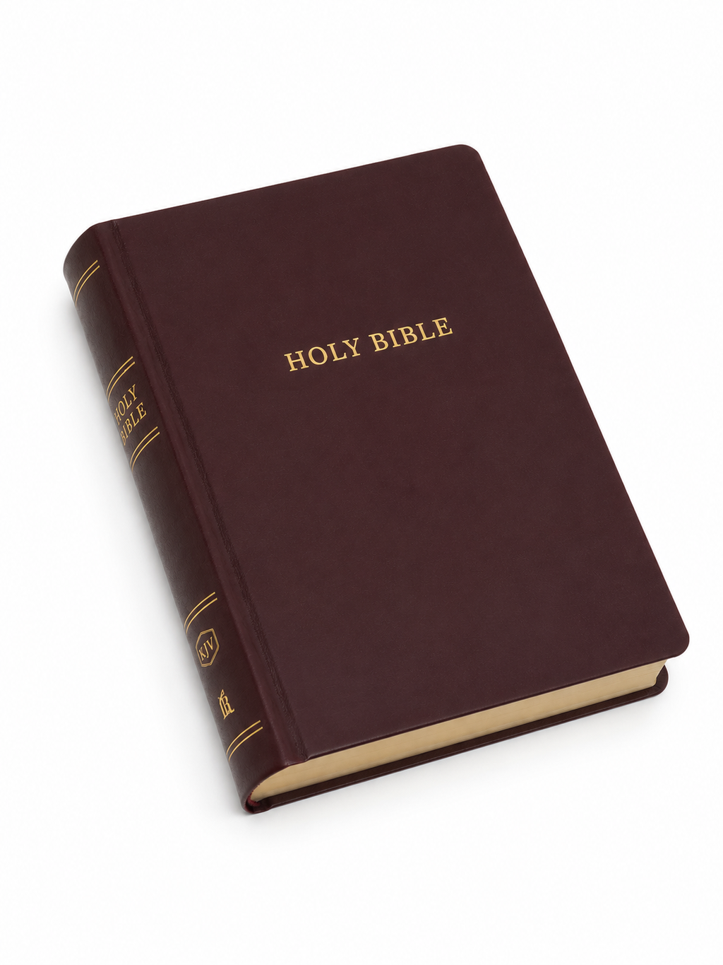 KJV Pew Bible Large Print Burgundy -  Hardcover