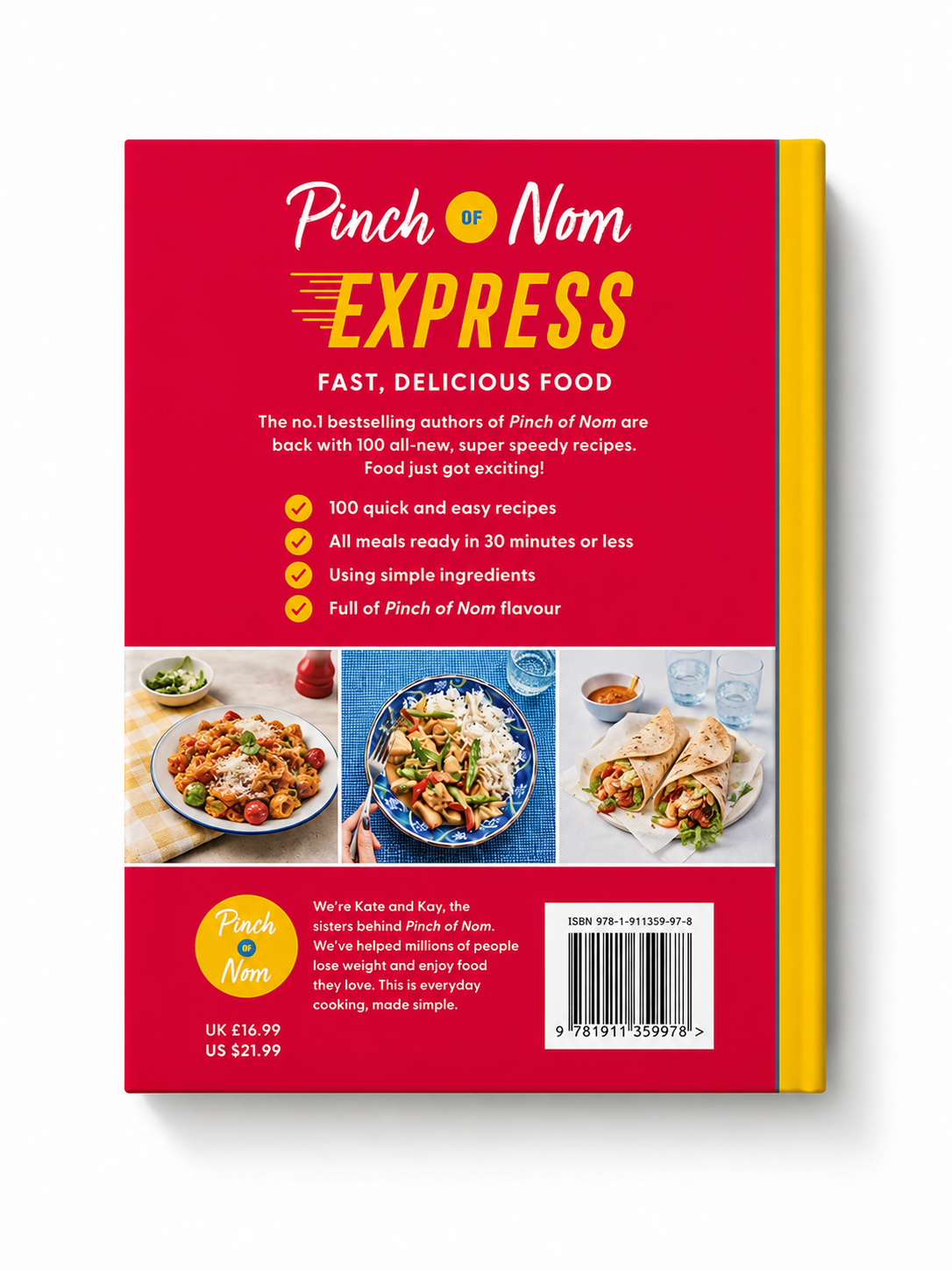Pinch of Nom Express Recipe Book - Hardcover
