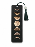 Moon Phases Beaded Bookmark