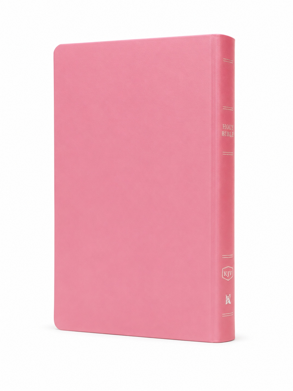 KJV Pink Leather Red Letter Bible - Imitation Leather