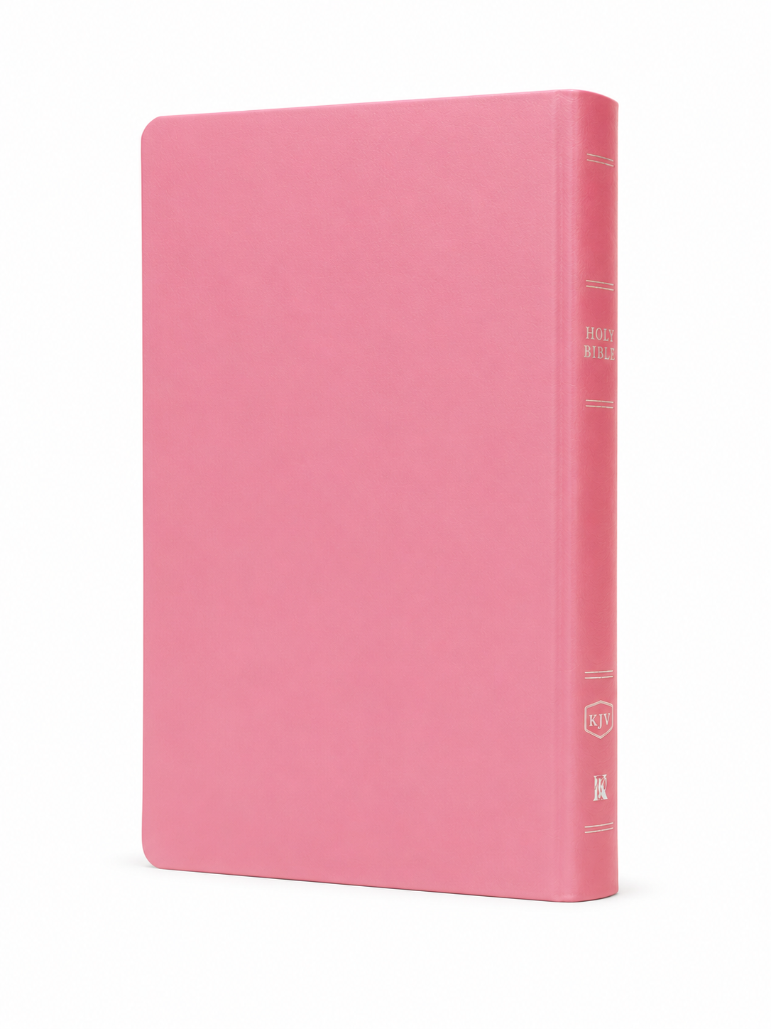 KJV Pink Leather Red Letter Bible - Imitation Leather
