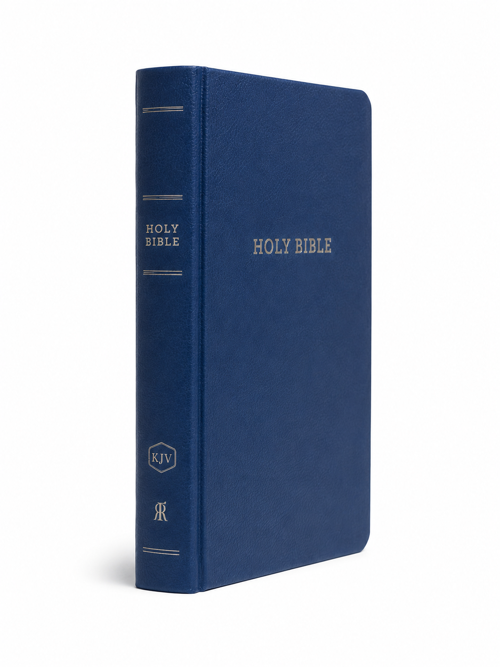 KJV Blue Leather Red Letter Bible - Imitation Leather