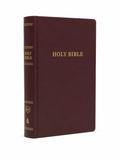 KJV Pew Bible Large Print Burgundy -  Hardcover