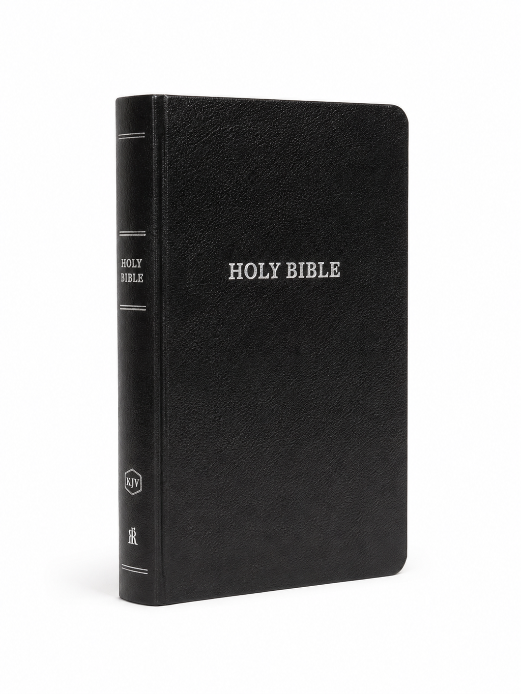KJV Black Leather Red Letter Bible - Imitation Leather